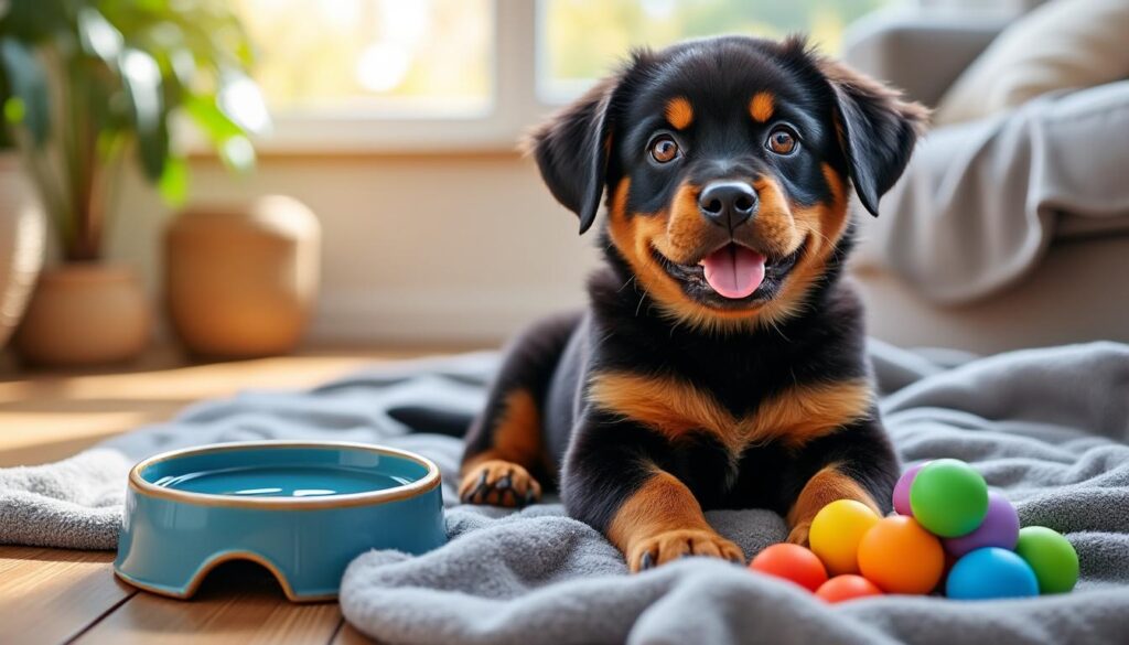 découvrez notre guide complet pour bien choisir et élever un chiot rottweiler, avec des conseils pratiques pour son alimentation, son éducation et sa santé.