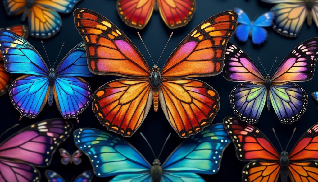 découvrez l'origine des couleurs chez les papillons et explorez la diversité fascinante de leurs teintes dans cet article complet.