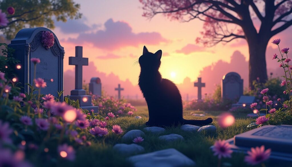 découvrez notre cimetière virtuel pour chats, un espace dédié pour honorer et préserver la mémoire de votre compagnon félin bien-aimé.