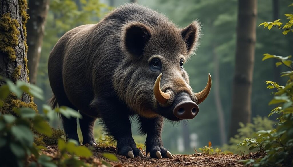 découvrez le sanglier turc attila, le plus gros sanglier du monde naturel, une créature impressionnante et fascinante qui règne dans son habitat sauvage.