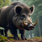 découvrez le sanglier turc attila, le plus gros sanglier du monde naturel, une créature impressionnante et fascinante qui règne dans son habitat sauvage.