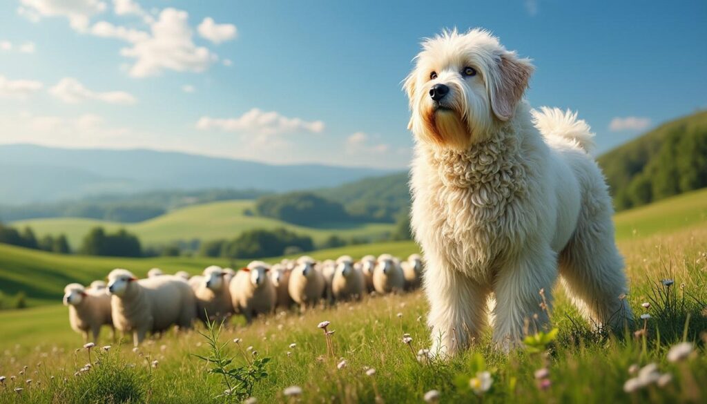 découvrez tout sur le komondor, ce chien de berger hongrois emblématique, avec notre guide complet offrant conseils, caractéristiques et soins adaptés.